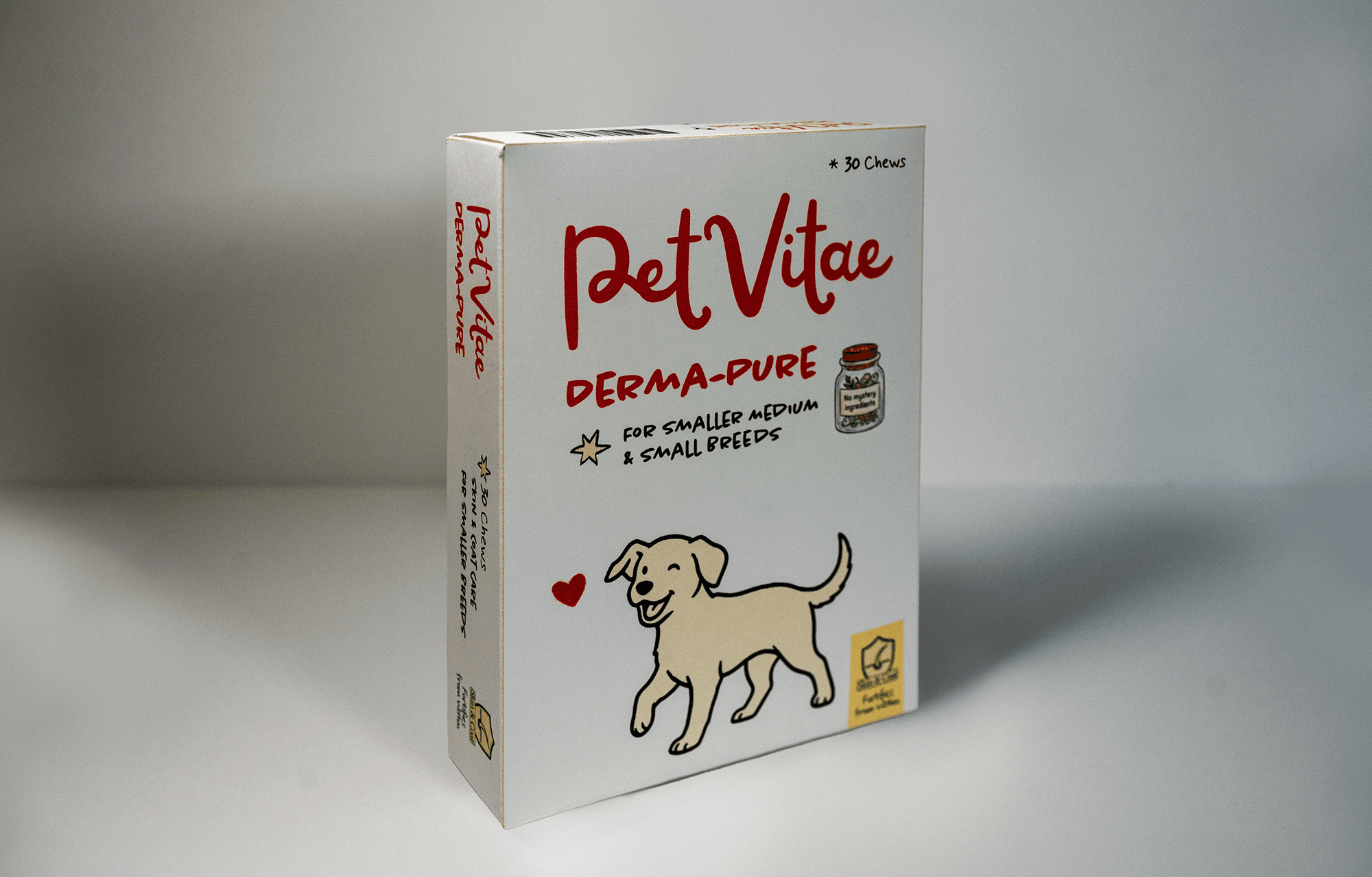 A box of Derma-Pure Small Dogs.